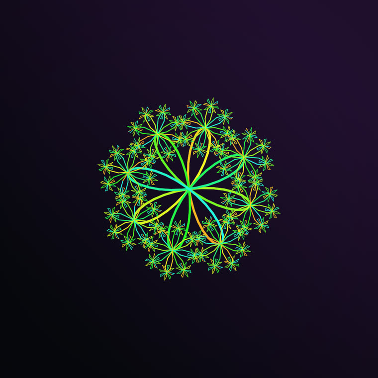 Fractal rose still 1