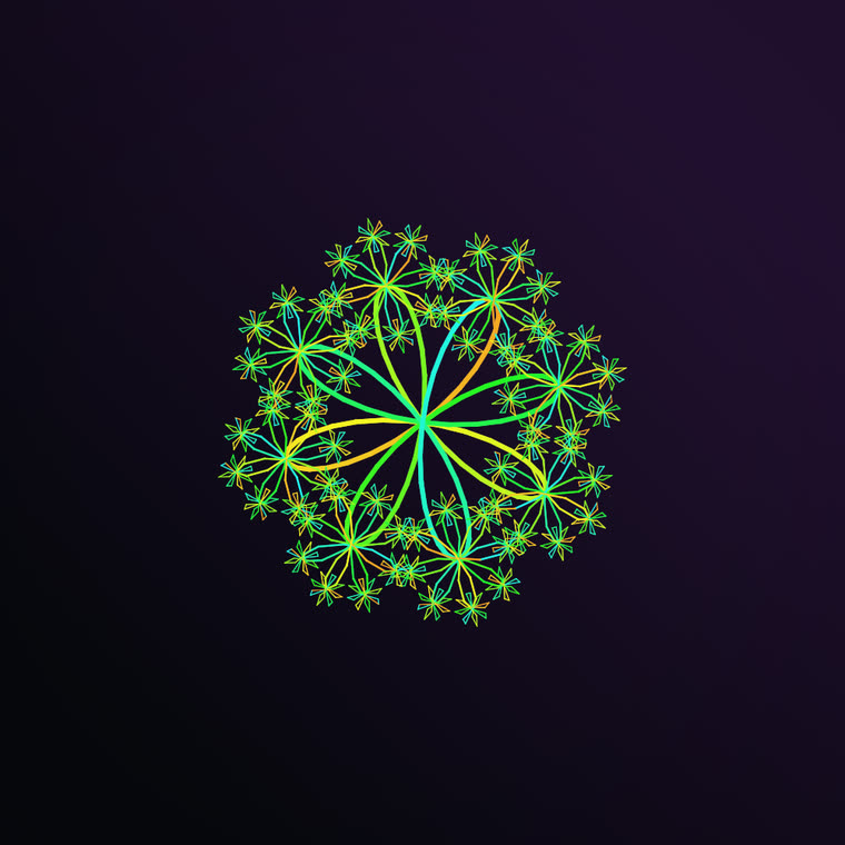 Fractal rose still 3