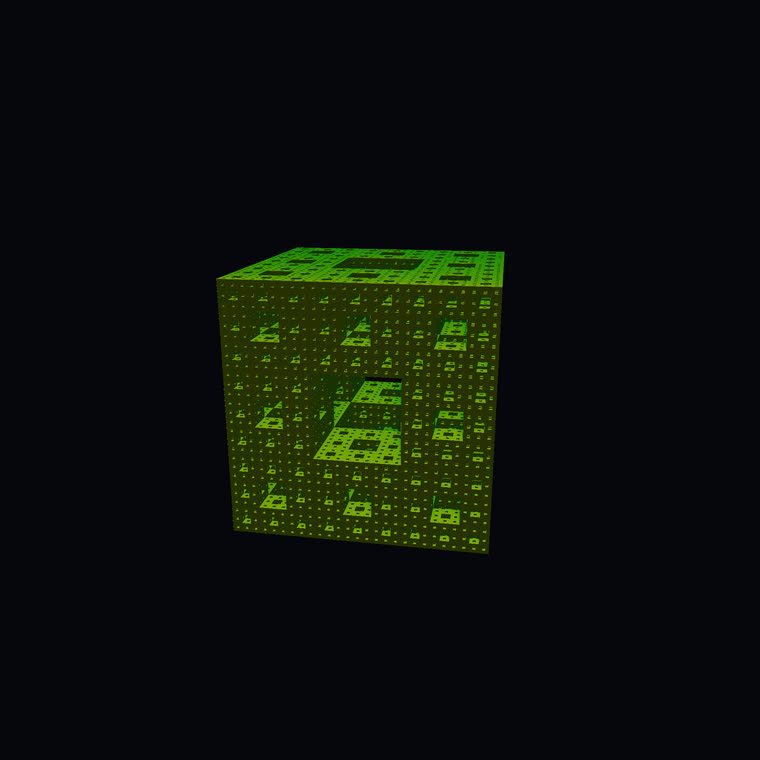 Menger sponge still 1